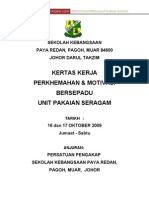 Kertas Kerja Perkhemahan 2009