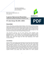 ADRO-Quarterly Operations Report-10 Nov 08 (Bahasa)