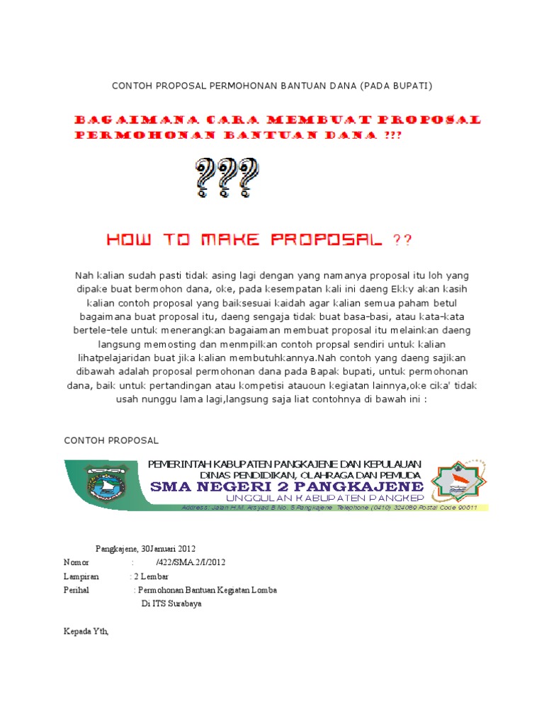 Contoh Surat Permohonan Bantuan Dana Kegiatan Gereja ...