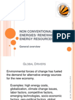 Non Conventional Energies/ Renewable Energy Resources: General Overview