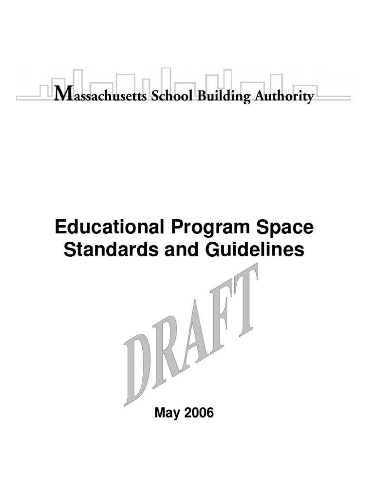 Educational Program Space Guidelines | PDF | Special Education | Design