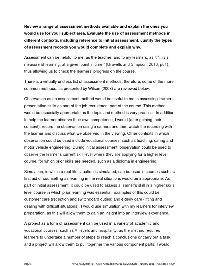 Det level 5 assignments picture