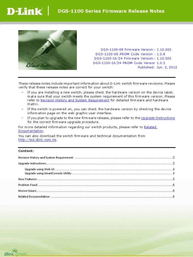 Firmware Release Notes 110005 | PDF | Documentation | Runtime System