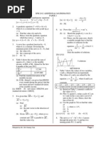 SPM Additional Mathematics Paper 2 + Ans