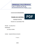 Diseño de Controlador PID