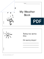 My Weather Book: Today Is A Sunny Day. On Sunny Days I