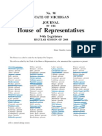 House of Representatives: State of Michigan Journal