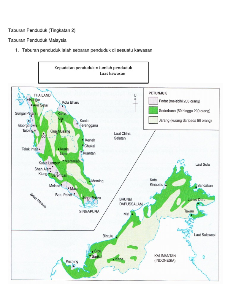 Taburan Penduduk | PDF