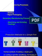 Primary and Secondary Manufacturing Processes