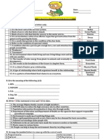 2nd Periodic Test (Science)