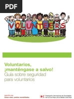 Download Voluntarios mantngase a salvo Gua sobre seguridad para voluntarios by International Federation of Red Cross Red Crescent Societies IFRC SN114748104 doc pdf