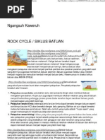 Download ROCK CYCLE _ SIKLUS BATUAN  GEO Wacana by Adly SN114752414 doc pdf
