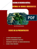 Presentacion Sobre Ordenamiento Territorial en Cuencas Hidrográficas - Congreso Ingenieria Agricola
