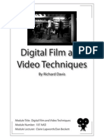 Digital Film and Video Techniques - Module Number: 107 AAD