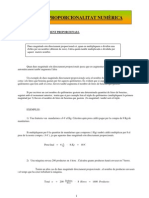 MATEMÀTIQUES 2 ESO TEMA 3 Proporcionalitat Numèrica