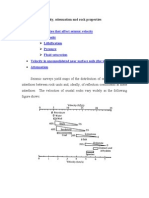 Seismic Velocity, Attenuation and Rock Properties