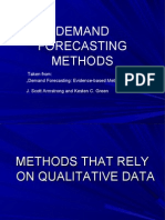Demand Forecasting Methods