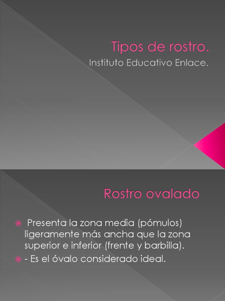 Tipos de Rostro, Ojos y Labios | PDF | Productos cosméticos | Ojo