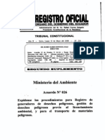 Acuerdo Ministerial AM 026