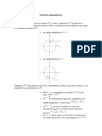 Funciones trigonométricas