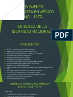 Movimiento Modernista en México 1940 - 1970