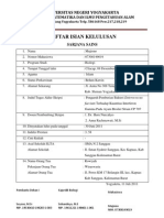 Daftar Isian Kelulusan