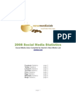 Download Social Media 2008 Statistics by Eric Stegemann SN11481779 doc pdf