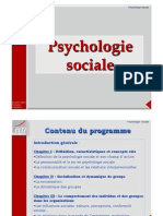 M1 Psychologie Sociale 2011-12
