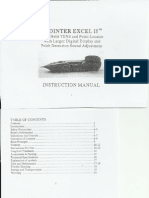 Manual de Operación para POINTER EXCEL II