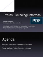 Etika Profesi Teknologi Informasi