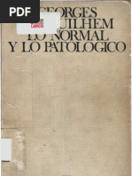 Canguilhem, Georges - Lo Normal y Lo Patologico