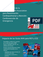 Guias 2010 American Heart Association Reanimacion Cardiopulmonar