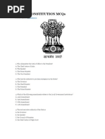 Indian Constitution Mcqs