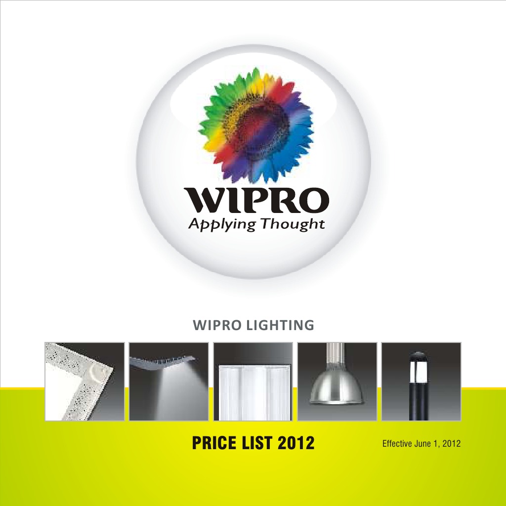 Wipro List Price 201213 Light Emitting Diode Lighting