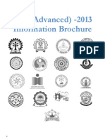 JEE Adv 2013 Information Brochure