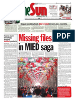 TheSun 2009-01-29 Page01 Missing Files in MIED Saga