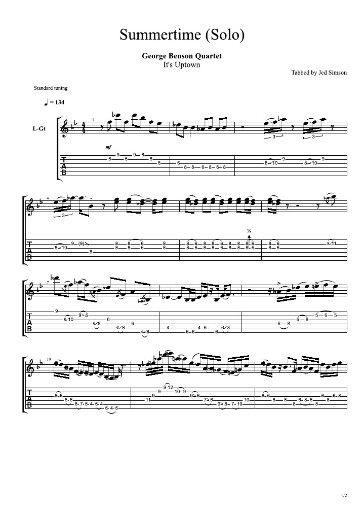 Summertime (Solo)