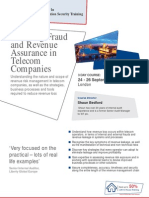 Auditing Fraud and Revenue Assurance in Telecom Companies Sep12