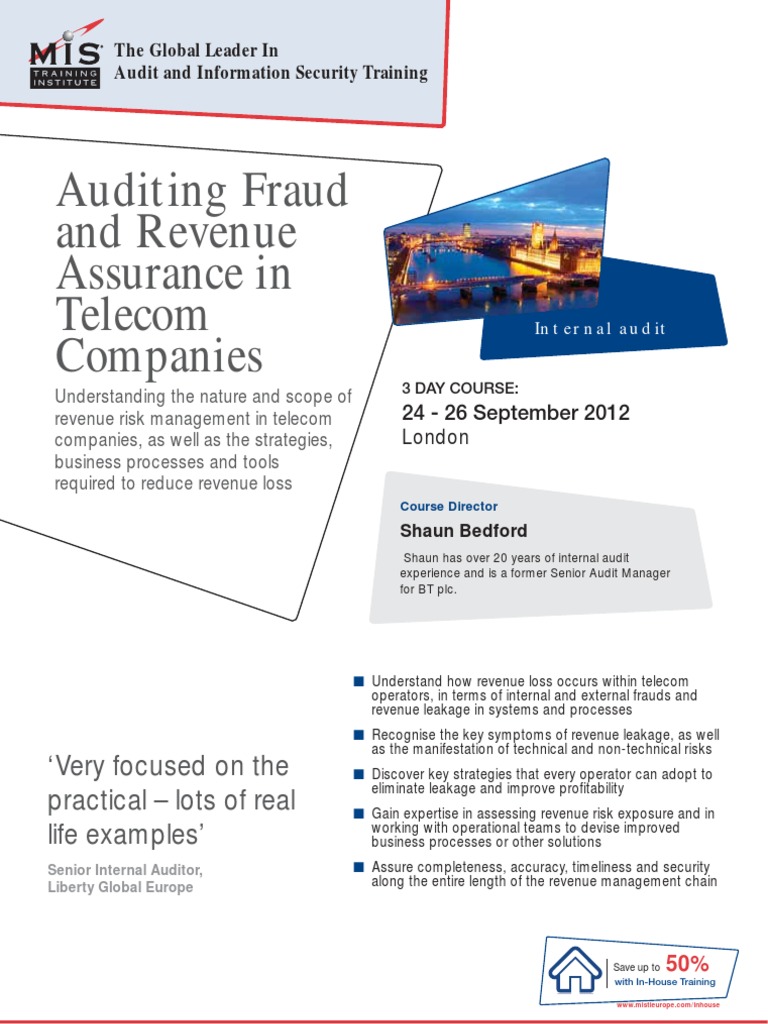 Telecom Fraud & Revenue Assurance Course | PDF | Internal Audit | Audit