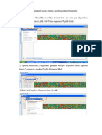 Menggunakan ClustalX2