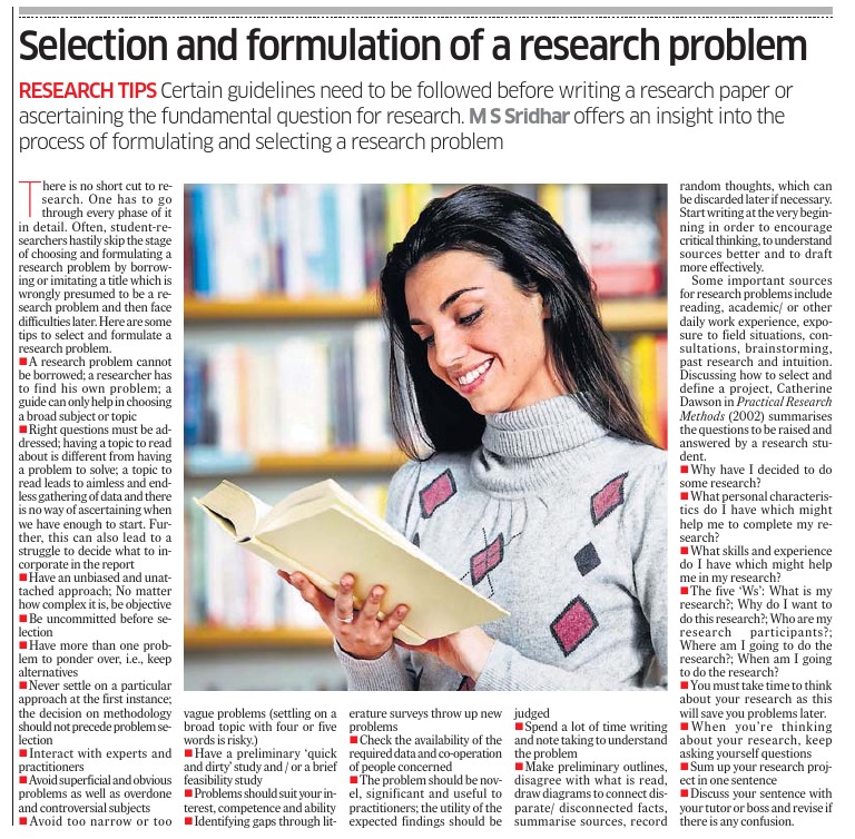Selection and Formulation of A Research Problem | PDF | Epistemology ...