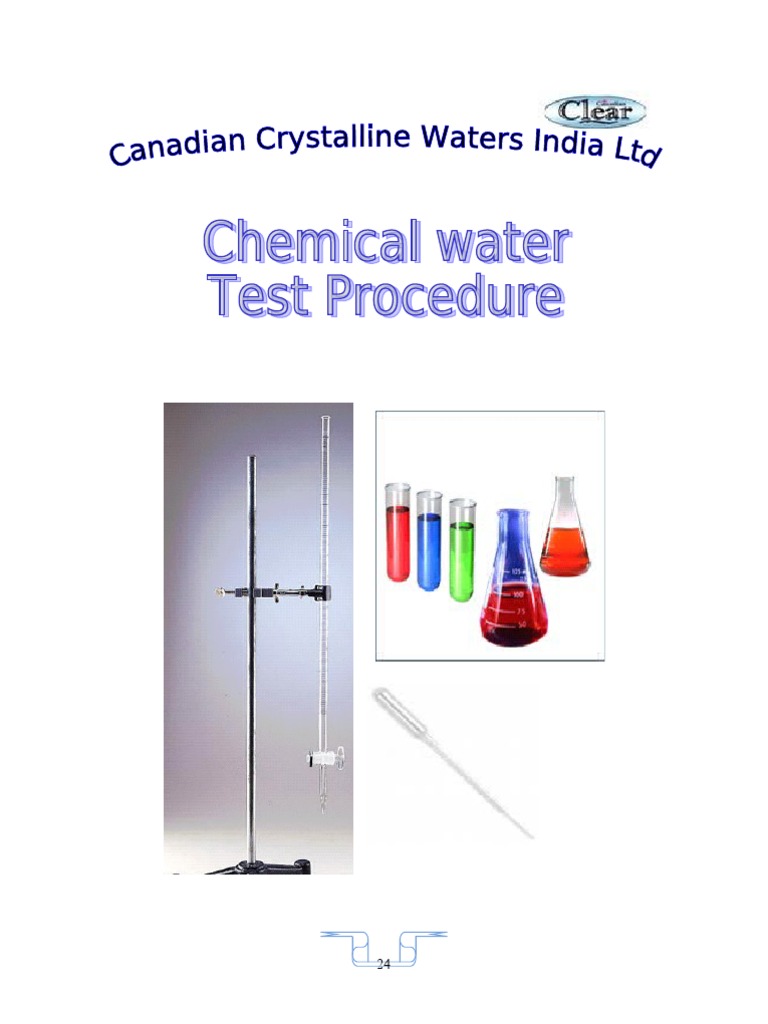 Water Quality Testing Procedures | PDF | Titration | Chemistry