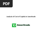 Download Cost of Capital at Ameritrade  by Tom Ziv SN114885754 doc pdf
