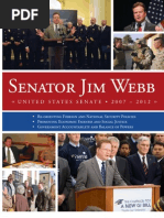 Download Senator Webbs Six-Year Legislative Report 2007 - 2012 by Jim Webb SN114889005 doc pdf