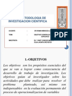 Objetivos Generales y Objetivos Especificos21