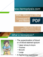 Hemoptysis for LU 4 Jan09 Hand-Outs