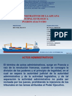 Actos administrativos Aduana Puerto Ayacucho