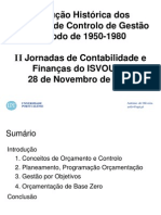 Evolução Dos Sistemas de Controlo de Gestão e Introdução Do Balanced Scorecard