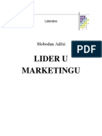 Slobodan Adžić - Lider U Marketingu