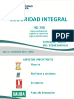 Clases 10 y 11 Seguridad Integral Pucp CMQ 2da Parte